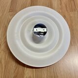 Large Scandinavian design metal wall light.