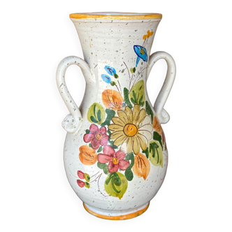 Italian earthenware vase