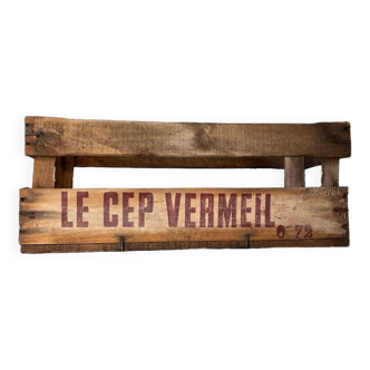 Wooden crate Le Cep Vermeil