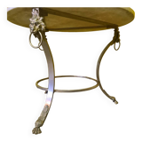 Coffee table with marble top from the 1950s/60s