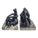 Paire de sculptures Hamangia, les Penseurs de Cernavoda, 12 cm