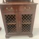 19th century Empire style mahogany serving trolley