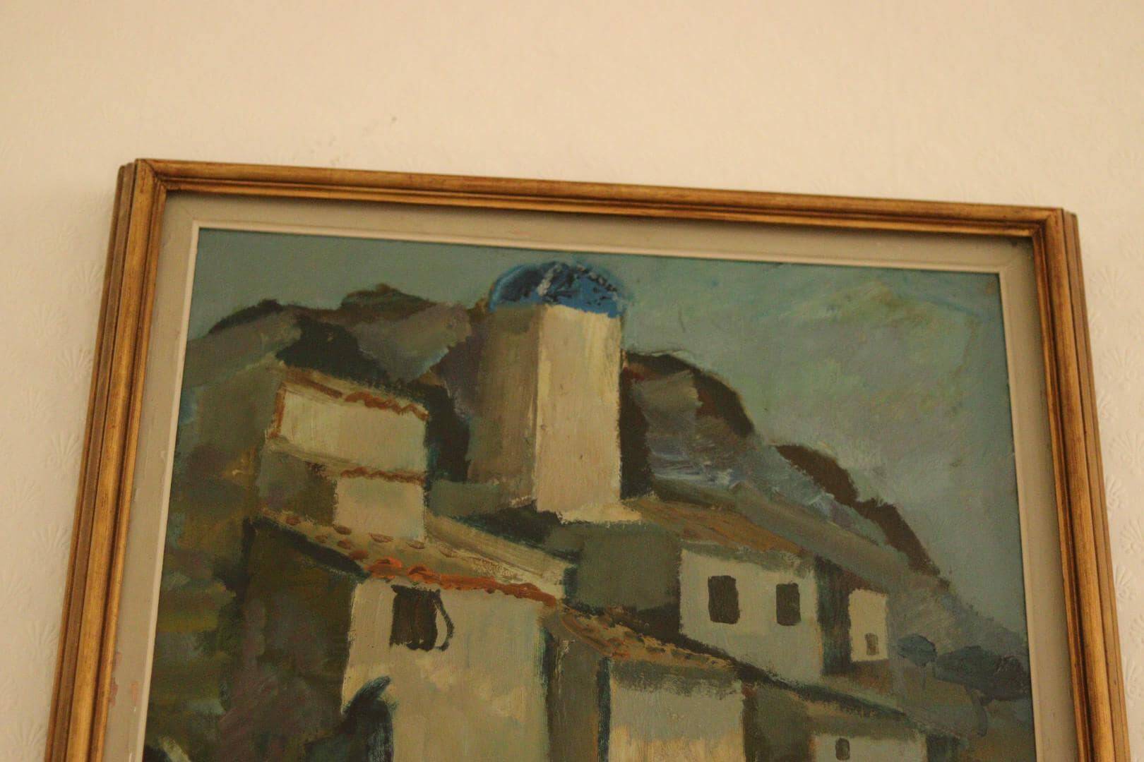 "Motif of the Southern Village" by Bertil Wahlberg