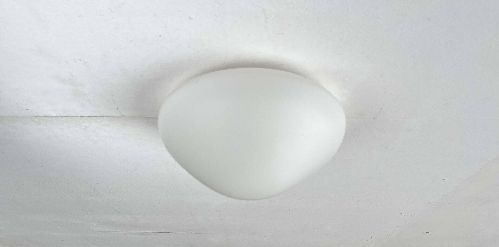 Mid-Century Modern Minimalist Ceiling or Wall Lamp by Wilhelm Wagenfeld for Lindner, Germany, 1950s