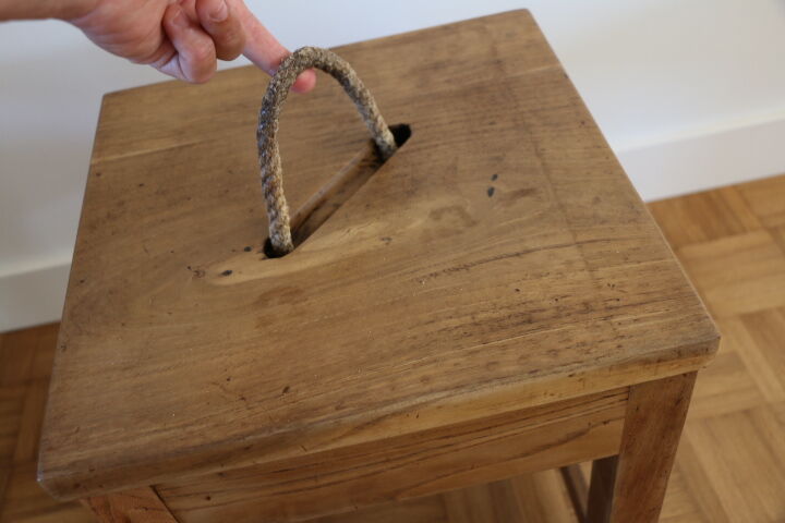 Stool oak rope 50s