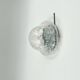 Vintage Space Age UFO Flush Mount Light Fixture with Spotted Glass Shade, 1960s