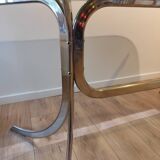 Table  en verre vintage