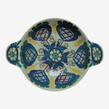 Round dish with tiled handle Tenera series by Marianne Johnson for Royal Copenhagen