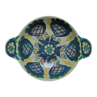 Round dish with tiled handle Tenera series by Marianne Johnson for Royal Copenhagen