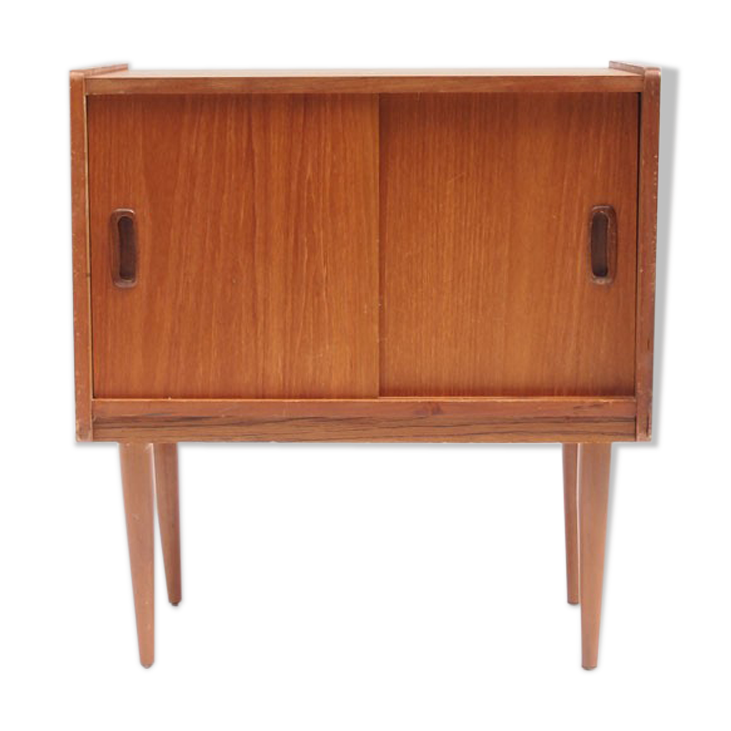 Small vinyl storage cabinet, Scandinavian vintage