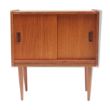 Small vinyl storage cabinet, Scandinavian vintage