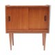 Meuble rangement vinyles vintage scandinave