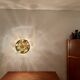 Set of 2 Amazing Golden Sputnik Wall or Flush Lamps by Cosack