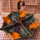 Vallauris dish in the shape of an umbrella