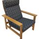 Fauteuil vintage Søren Holst Fredericia modèle 2461 design