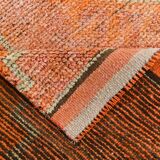Tapis de couloir turc orange citrouille 3x10, 91x321 cm