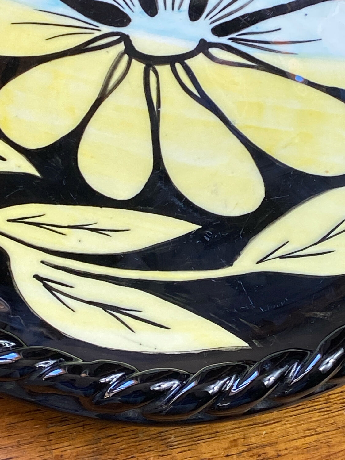 Fruit bowl, centrepiece, ceramic, Fase Vallauris, 1942