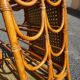 Vintage rattan bar cabinet from the 60s/70s