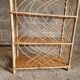 Old rattan shelf