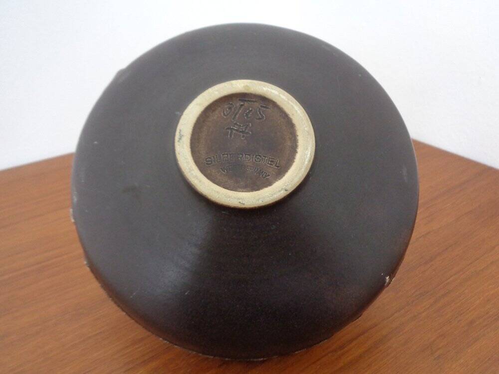 Lava ceramic vase from Silberdistel, Germany, 1970s