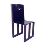 Chaise en métal et plexiglass création unique