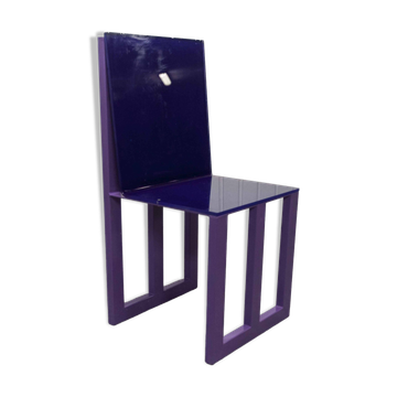 Metal and plexiglass chair unique creation