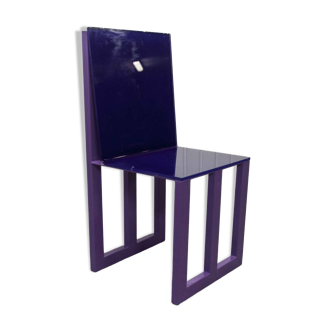Chaise en métal et plexiglass création unique