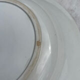 Plat rond creux terre de fer St Amand/Flore