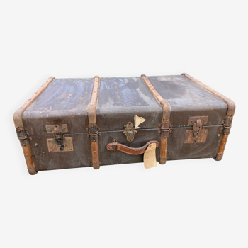 Old travel trunk