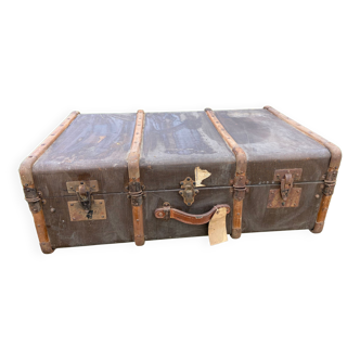 Old travel trunk