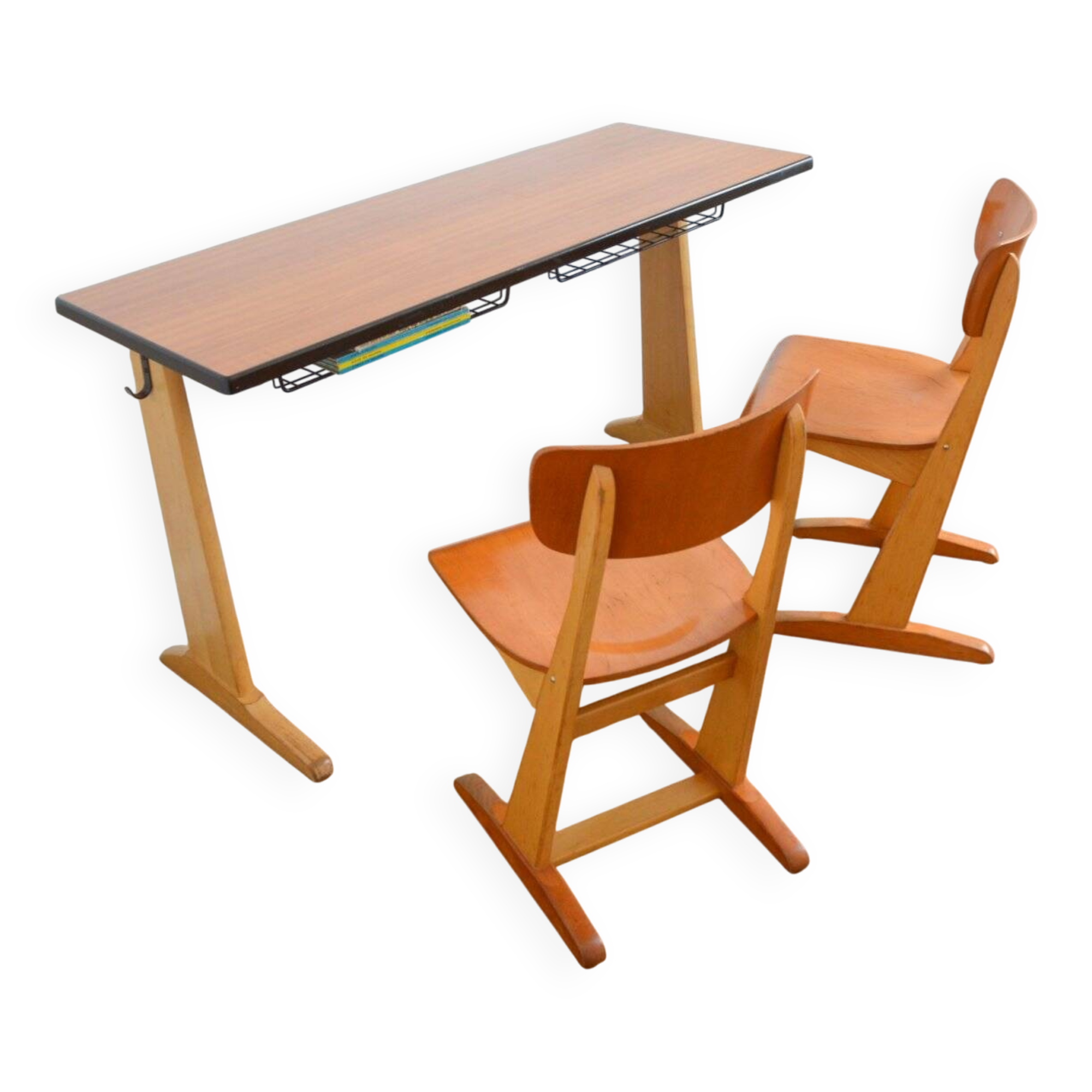 Casala desk set + 2 chairs 1950s