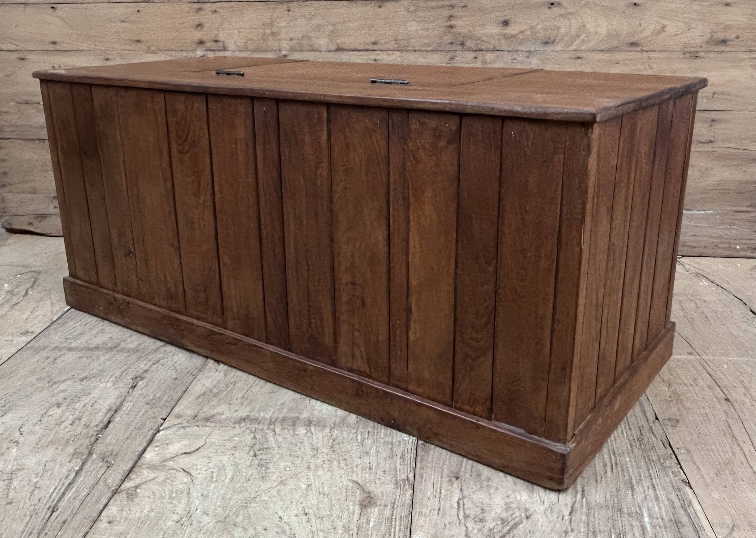 bench - teak safe from Burma