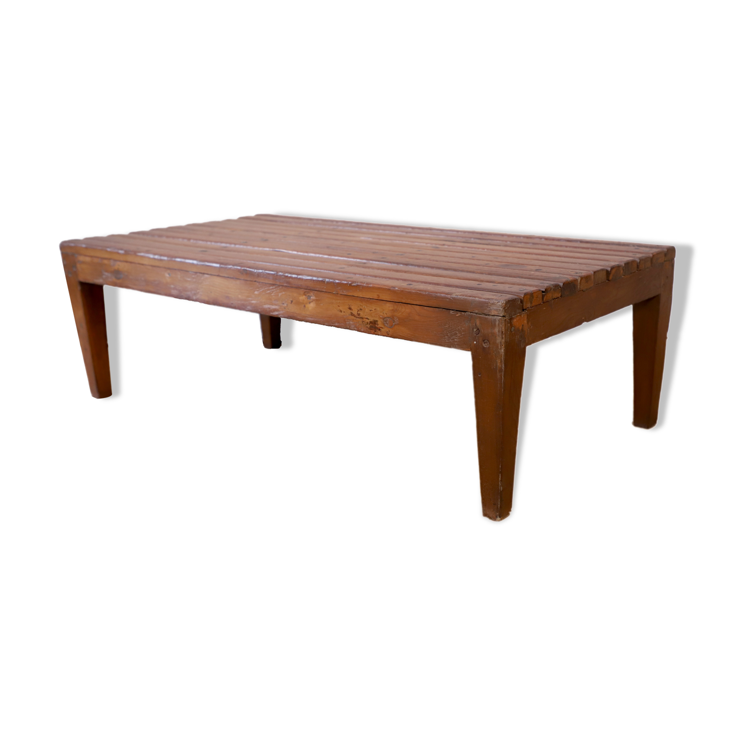 Old Burmese teak bench