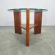 Danish Mid Century Teak Round Coffee Table, 1960s