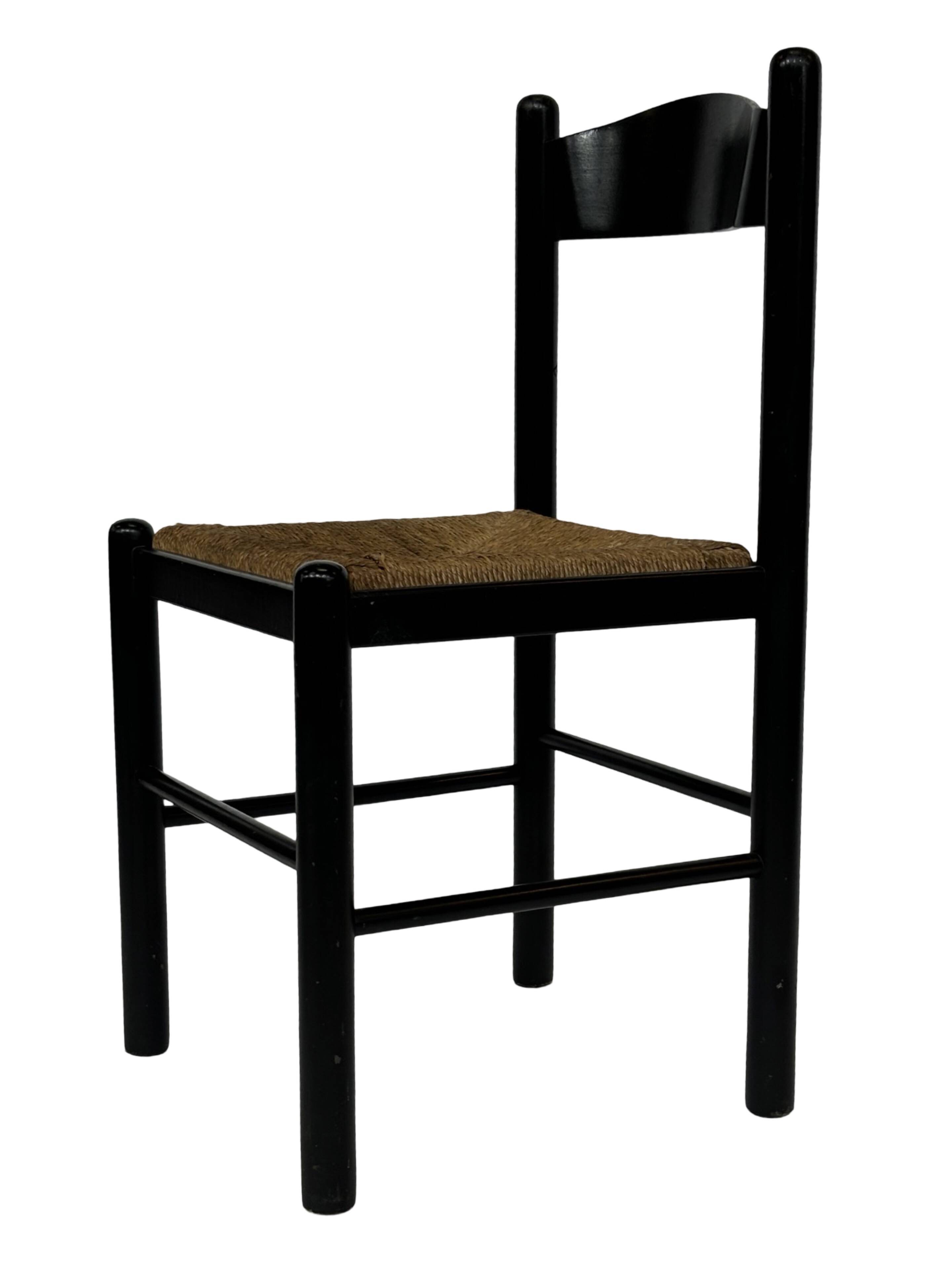 Vintage Rush dining room chair 70's minimalist design