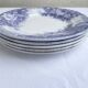 Dessert plates Sarreguemines model Jardinière 19th century