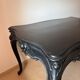 Table à manger  / bureau baroque en hêtre noir