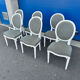 Set of 6 Louis XVI style Medallion chairs