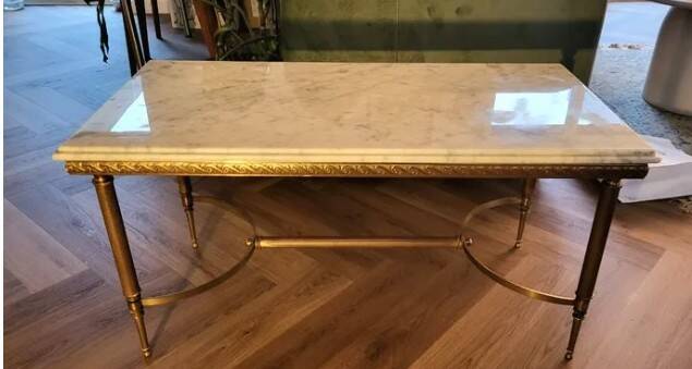 Marble coffee table