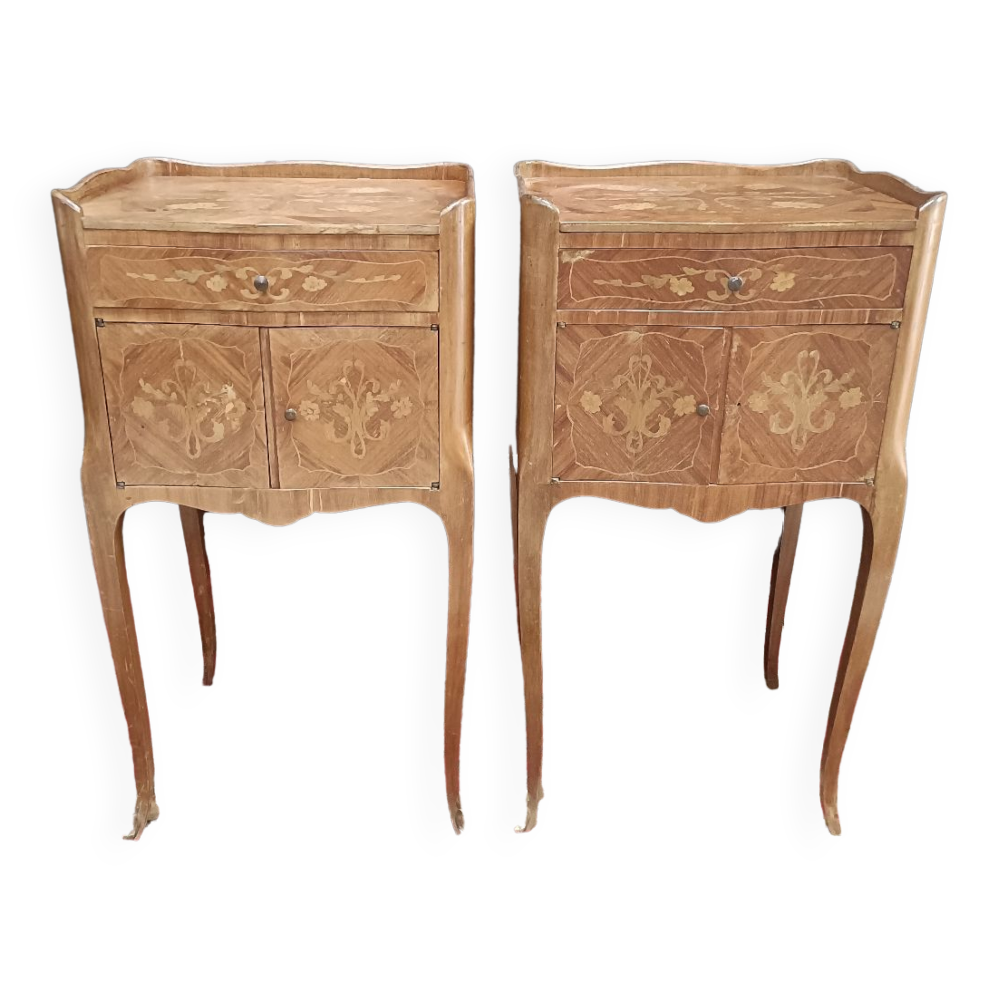 Paire de chevets de style Louis XV
