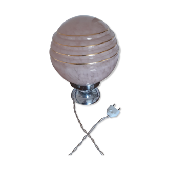 Pink Clichy glass table lamp