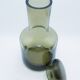 Smoked glass water carafe