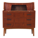 Teak secretary, Danish design, 1970s, production: Denmark