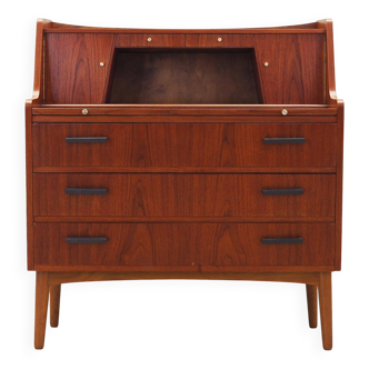 Teak secretary, Danish design, 1970s, production: Denmark