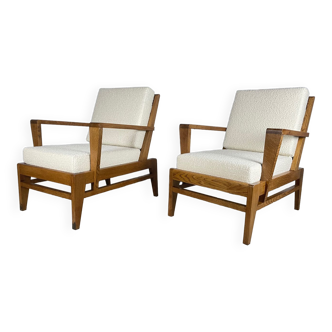 Pair of armchairs René Gabriel