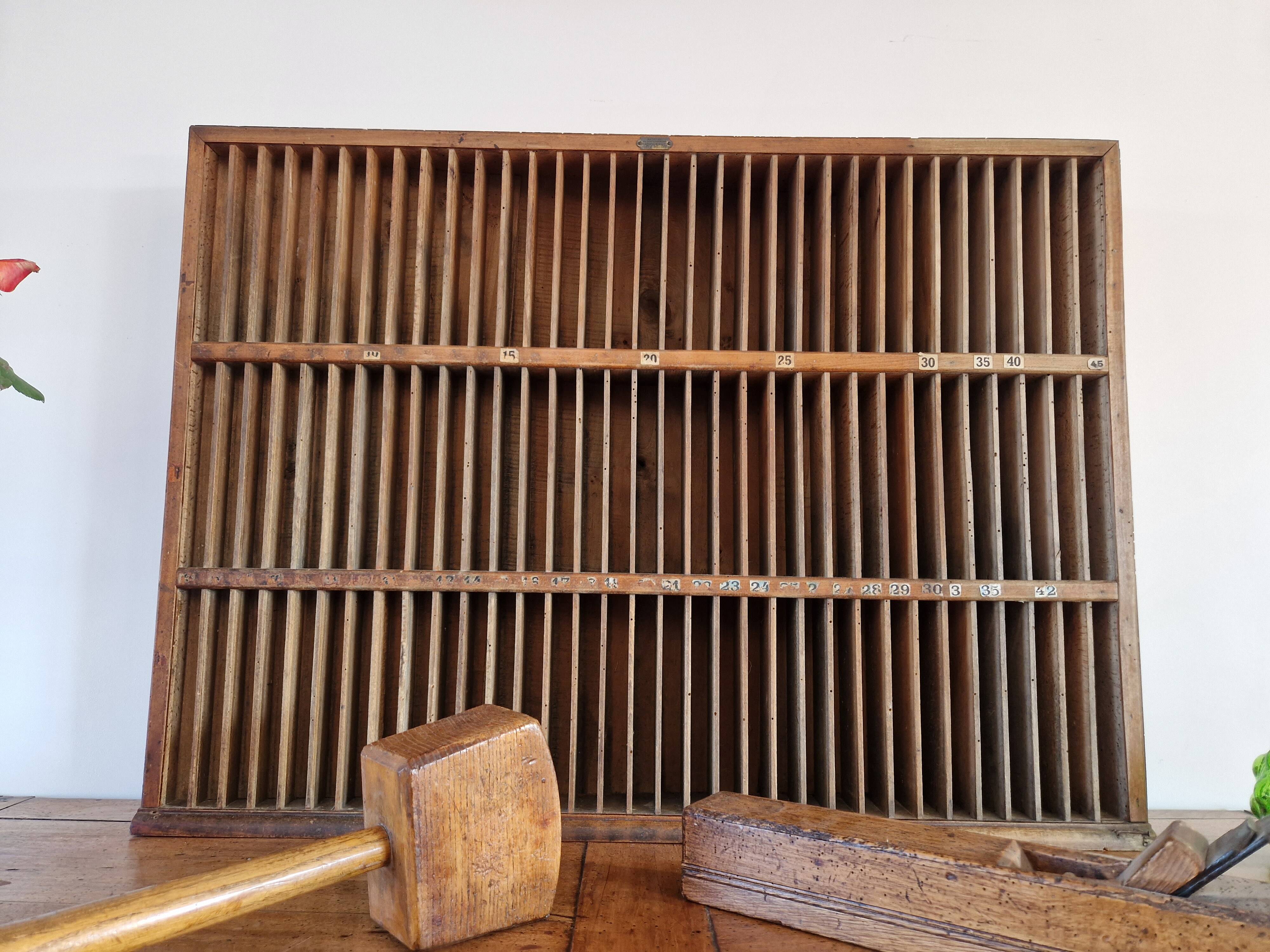 Historic Radiguer printing cabinet – characterful piece of furniture