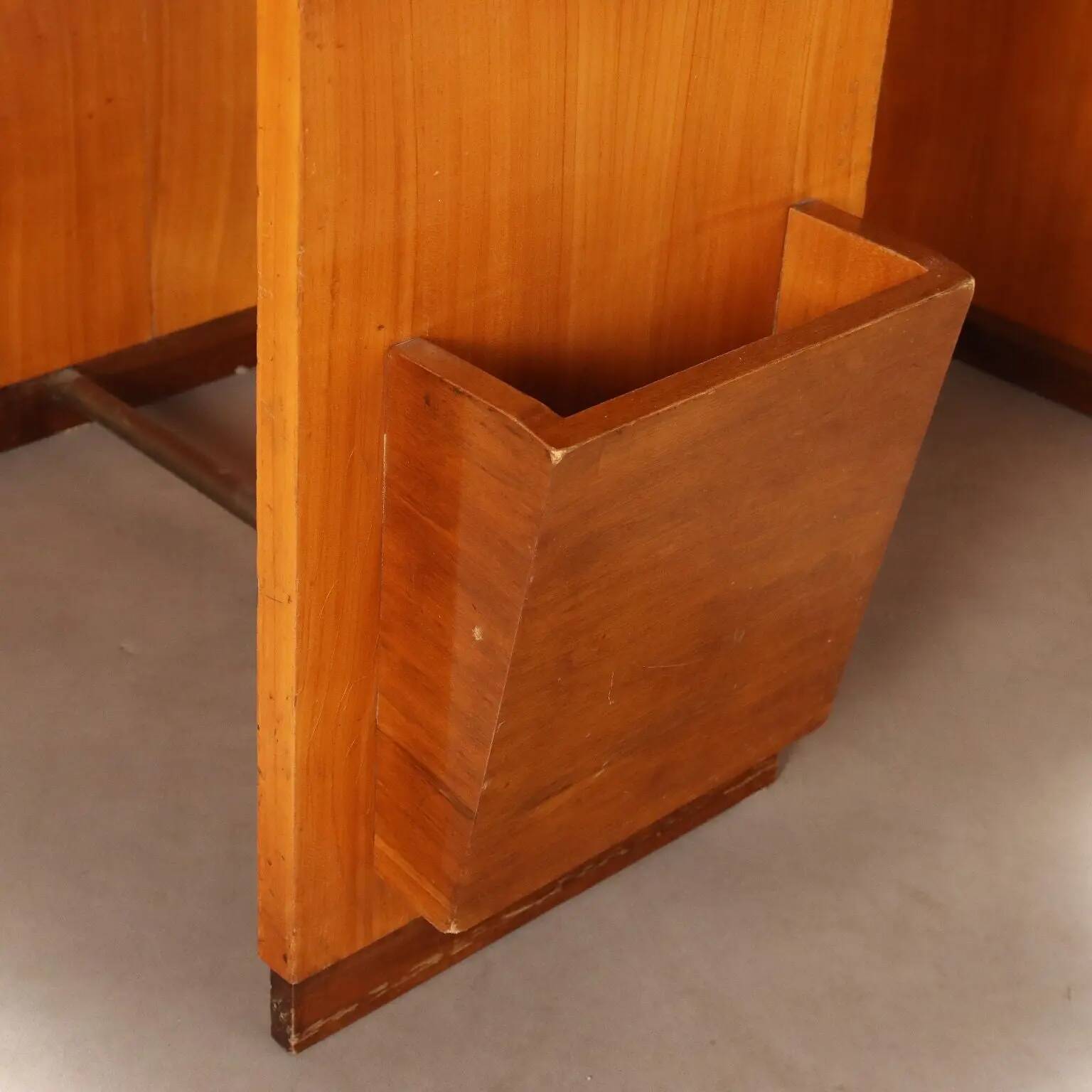 Vintage laminated desk with drawers, Italian design 1960s
