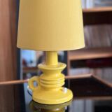 Yellow bedside lamp