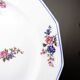 4 Bernardaud Limoges porcelain dinner plates with floral decoration, 1920s-1950s
