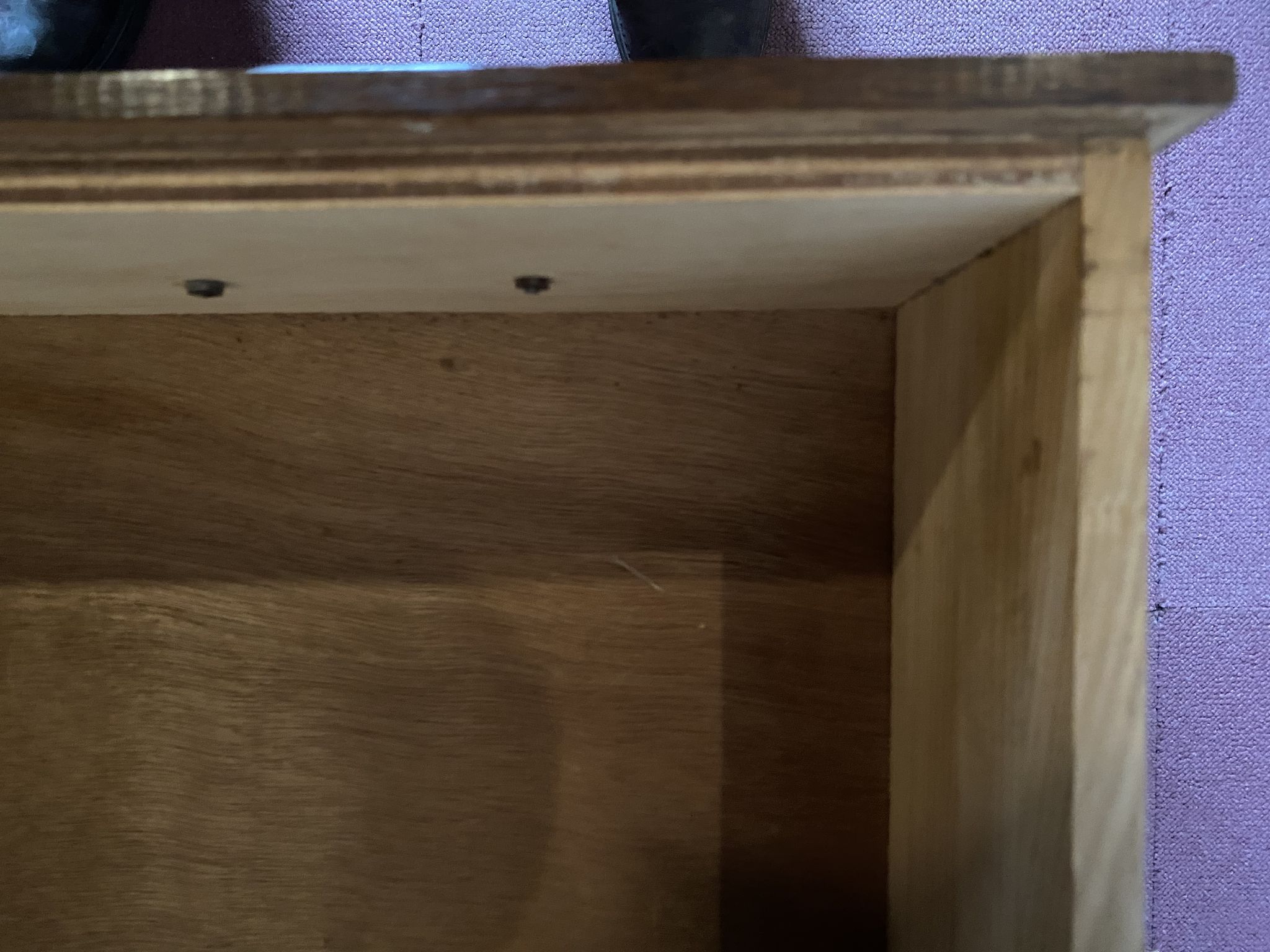 Vintage chest of drawers around 1960 - 3 drawers -Medium oak color - Compass feet -Very good condition